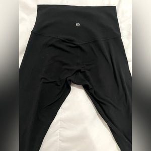 28” Black Lululemon Align Leggings